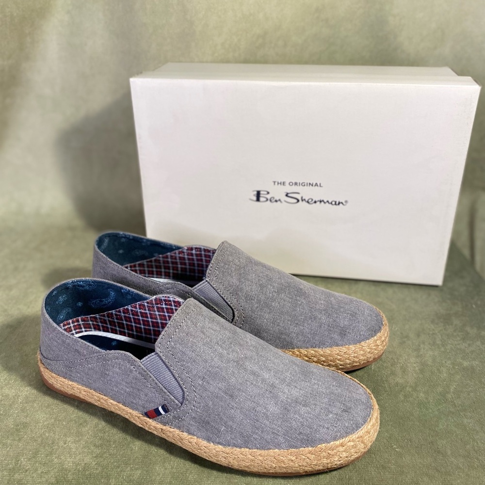 Ben Sherman Casual Gray Loafers for Men.  sz 8
